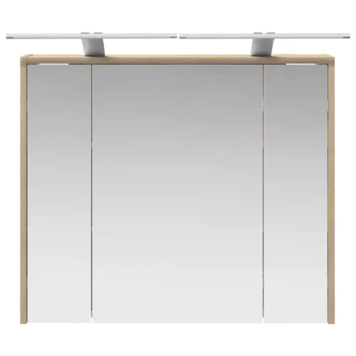  Fürdőszobai tükörszekrény Sonoma tölgy 73,5 x 16 x 62,5 cm