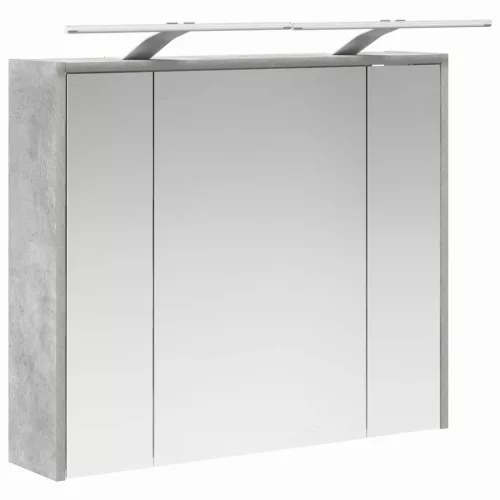  Fürdőszobai tükörszekrény Beton Szürke 73,5 x 16 x 62,5 cm