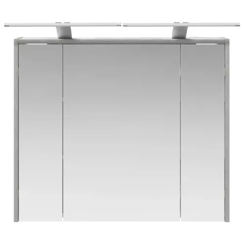  Fürdőszobai tükörszekrény Beton Szürke 73,5 x 16 x 62,5 cm