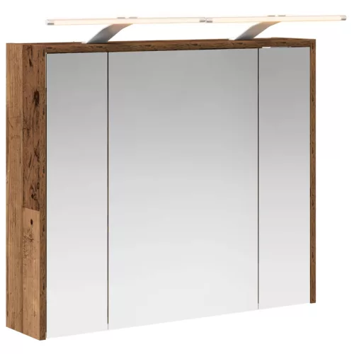  Fürdőszobai tükörszekrény Öreg fa 73,5 x 16 x 62,5 cm Faanyag