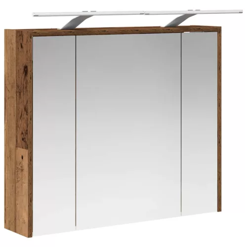  Fürdőszobai tükörszekrény Öreg fa 73,5 x 16 x 62,5 cm Faanyag