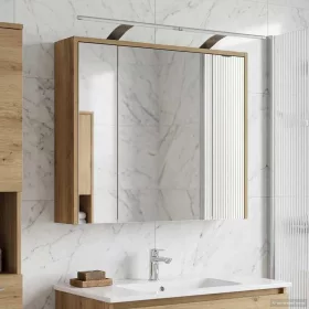    Fürdőszobai tükörszekrény Művészi tölgy 73,5 x 16 x 62,5 cm