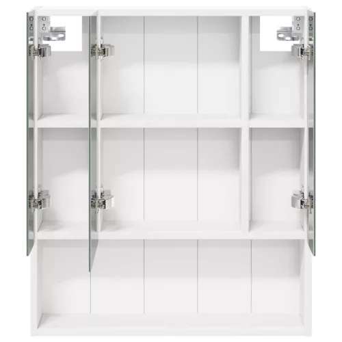  Fürdőszobai tükörszekrény Fehér 60 x 14.5 x 70 cm Faanyag