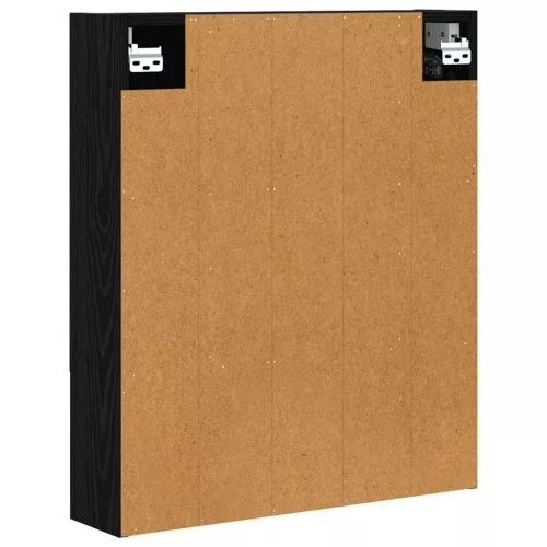  Fürdőszobai tükörszekrény Fekete tölgy 60 x 14.5 x 70 cm