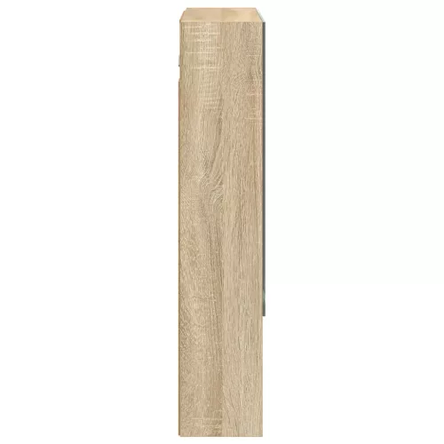  Fürdőszobai tükörszekrény Sonoma tölgy 60 x 14.5 x 70 cm