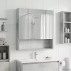  Fürdőszobai tükörszekrény Beton Szürke 60 x 14.5 x 70 cm