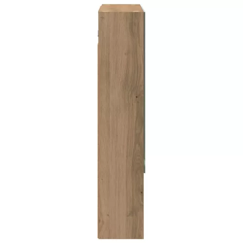  Fürdőszobai tükörszekrény Művészi tölgy 60 x 14.5 x 70 cm