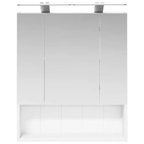  Fürdőszobai tükörszekrény Fehér 60 x 14.5 x 70 cm Faanyag