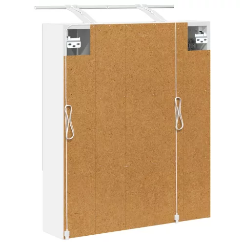  Fürdőszobai tükörszekrény Fehér 60 x 14.5 x 70 cm Faanyag