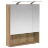  Fürdőszobai tükörszekrény Művészi tölgy 60 x 14.5 x 70 cm