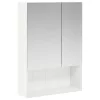  Fürdőszobai tükörszekrény Fehér 50 x 14,5 x 70 cm Faanyag