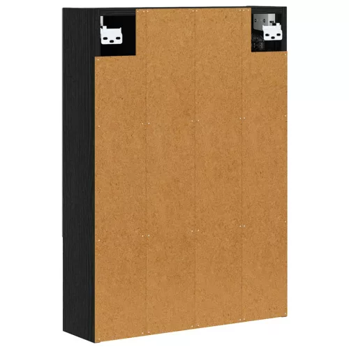  Fürdőszobai tükörszekrény Fekete tölgy 50 x 14,5 x 70 cm