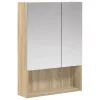 Fürdőszobai tükörszekrény Sonoma tölgy 50 x 14,5 x 70 cm
