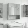  Fürdőszobai tükörszekrény Beton Szürke 50 x 14,5 x 70 cm