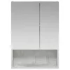  Fürdőszobai tükörszekrény Beton Szürke 50 x 14,5 x 70 cm