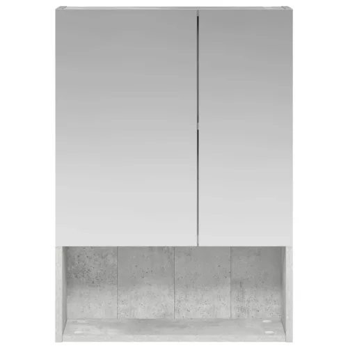  Fürdőszobai tükörszekrény Beton Szürke 50 x 14,5 x 70 cm