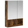  Fürdőszobai tükörszekrény Füstölt tölgy 50 x 14,5 x 70 cm