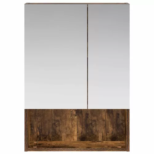  Fürdőszobai tükörszekrény Füstölt tölgy 50 x 14,5 x 70 cm
