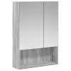  Fürdőszobai tükörszekrény Szürke Sonoma 50 x 14,5 x 70 cm