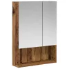  Fürdőszobai tükörszekrény Öreg fa 50 x 14,5 x 70 cm Faanyag