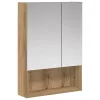  Fürdőszobai tükörszekrény Művészi tölgy 50 x 14,5 x 70 cm
