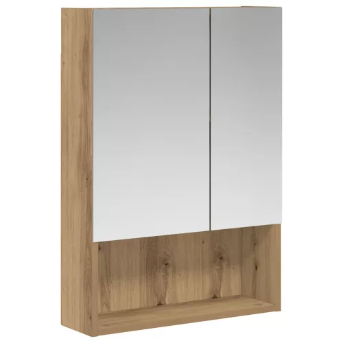  Fürdőszobai tükörszekrény Művészi tölgy 50 x 14,5 x 70 cm