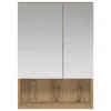  Fürdőszobai tükörszekrény Művészi tölgy 50 x 14,5 x 70 cm