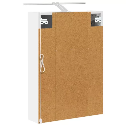  Fürdőszobai tükörszekrény Fehér 50 x 14,5 x 70 cm Faanyag