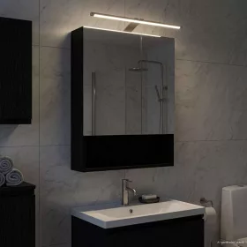    Fürdőszobai tükörszekrény Fekete tölgy 50 x 14,5 x 70 cm