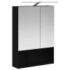  Fürdőszobai tükörszekrény Fekete tölgy 50 x 14,5 x 70 cm