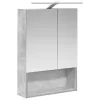  Fürdőszobai tükörszekrény Beton Szürke 50 x 14,5 x 70 cm