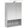  Fürdőszobai tükörszekrény Szürke Sonoma 50 x 14,5 x 70 cm