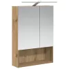  Fürdőszobai tükörszekrény Művészi tölgy 50 x 14,5 x 70 cm