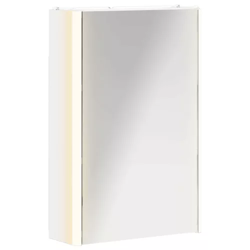  Fürdőszobai tükörszekrény Fehér 33 x 11,5 x 50 cm Faanyag