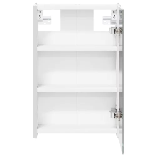  Fürdőszobai tükörszekrény Fehér 33 x 11,5 x 50 cm Faanyag