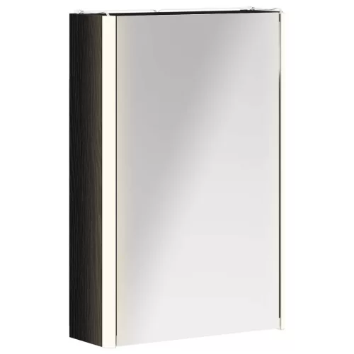  Fürdőszobai tükörszekrény Fekete tölgy 33 x 11,5 x 50 cm