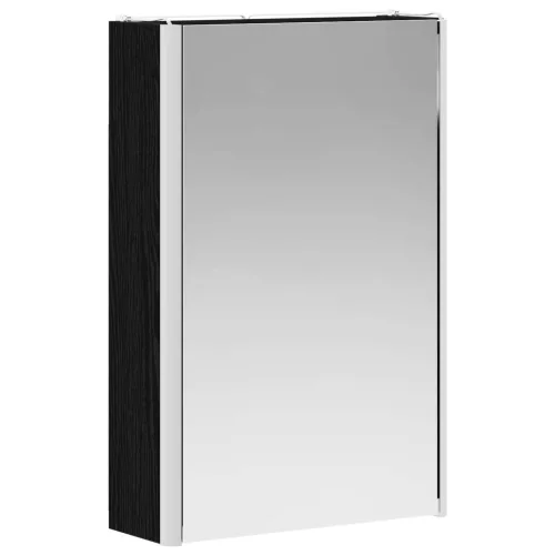  Fürdőszobai tükörszekrény Fekete tölgy 33 x 11,5 x 50 cm