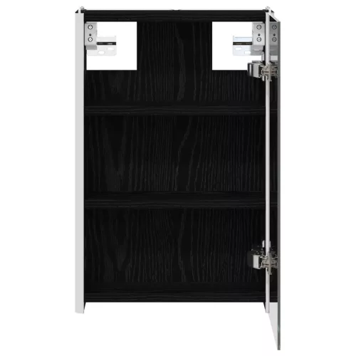  Fürdőszobai tükörszekrény Fekete tölgy 33 x 11,5 x 50 cm