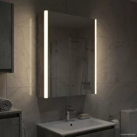    Fürdőszobai tükörszekrény Beton Szürke 33 x 11,5 x 50 cm