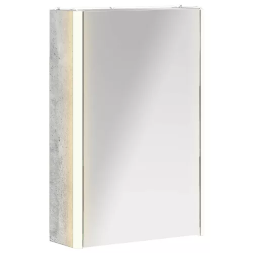  Fürdőszobai tükörszekrény Beton Szürke 33 x 11,5 x 50 cm