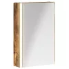  Fürdőszobai tükörszekrény Füstölt tölgy 33 x 11,5 x 50 cm