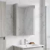  Fürdőszobai tükörszekrény Szürke Sonoma 33 x 11,5 x 50 cm