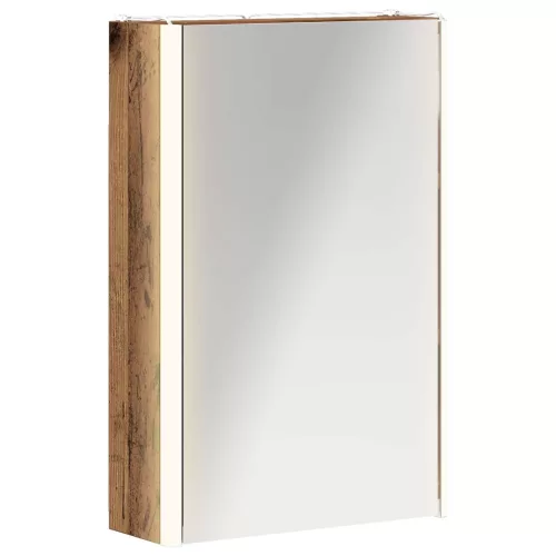  Fürdőszobai tükörszekrény Öreg fa 33 x 11,5 x 50 cm Faanyag