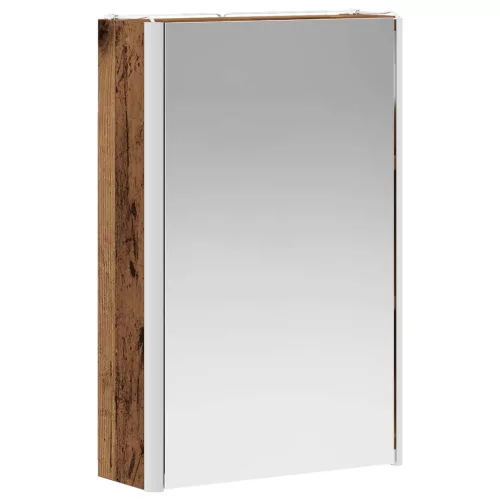  Fürdőszobai tükörszekrény Öreg fa 33 x 11,5 x 50 cm Faanyag