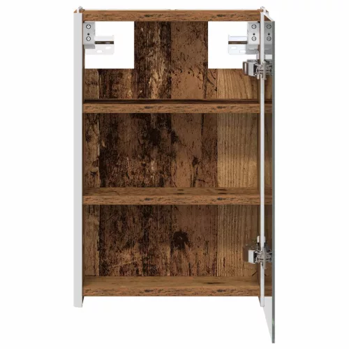  Fürdőszobai tükörszekrény Öreg fa 33 x 11,5 x 50 cm Faanyag