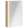  Fürdőszobai tükörszekrény Művészi tölgy 33 x 11,5 x 50 cm
