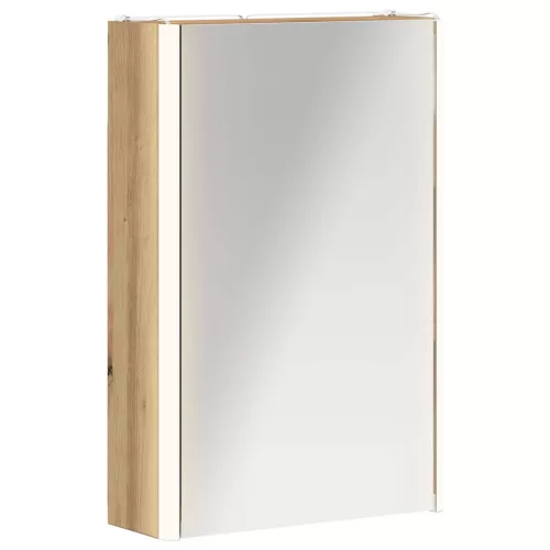  Fürdőszobai tükörszekrény Művészi tölgy 33 x 11,5 x 50 cm