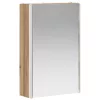  Fürdőszobai tükörszekrény Művészi tölgy 33 x 11,5 x 50 cm
