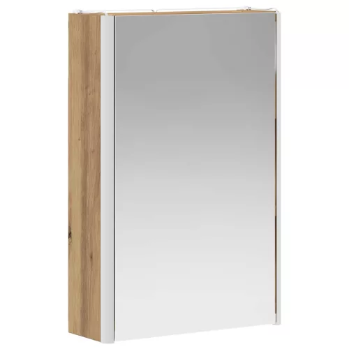  Fürdőszobai tükörszekrény Művészi tölgy 33 x 11,5 x 50 cm