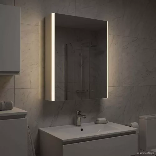  Fürdőszobai tükörszekrény Fehér 43 x 11,5 x 60,5 cm Faanyag